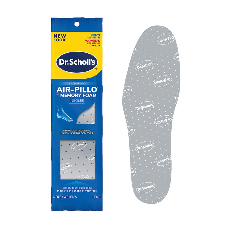Dr. Scholl's Comfort Air-Pillo Insoles, 1 Pair, Size: 7-13 (Men), 5-10 (Women) - Image 1