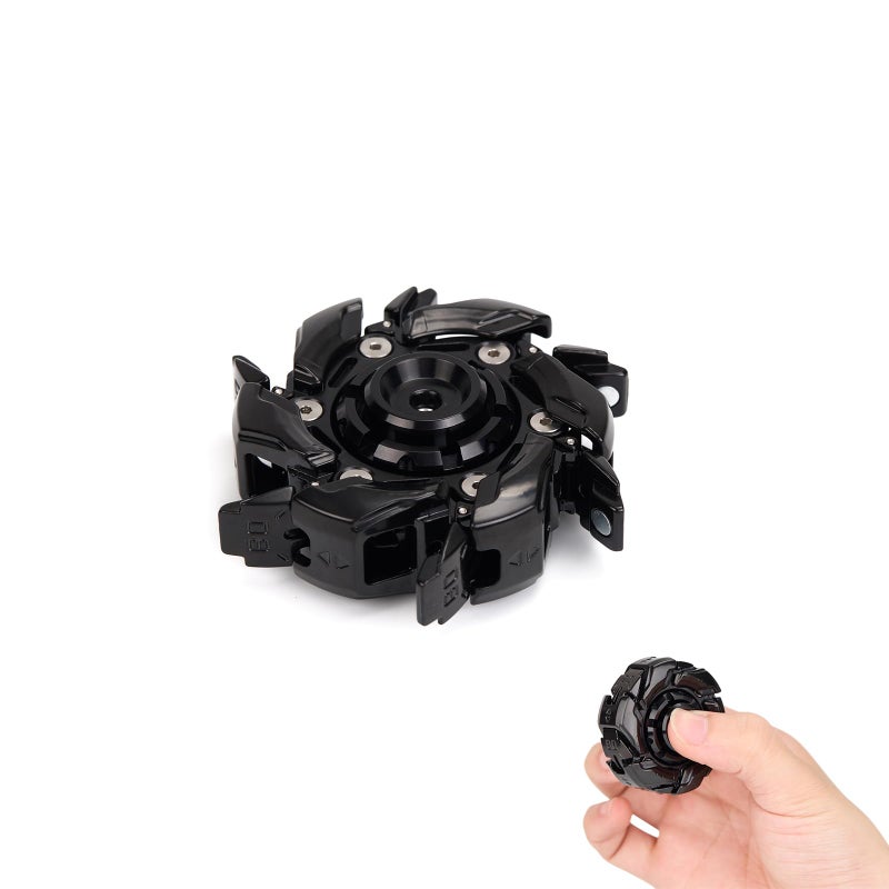HammerSmith Metal Fidget Spinner for Adults SpinActivated Transformation Open Armor Spinner Cool Fidget Toy for Stress Relief Viral on TikTok YouTube Black Knight - Image 3