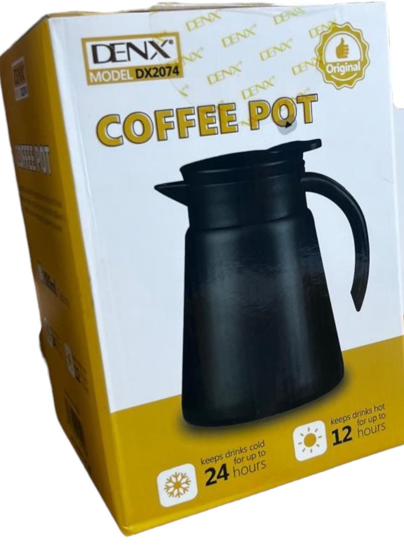 Denx Stainless Steel Insuated Coffee Pot Black DX2074 - Image 2