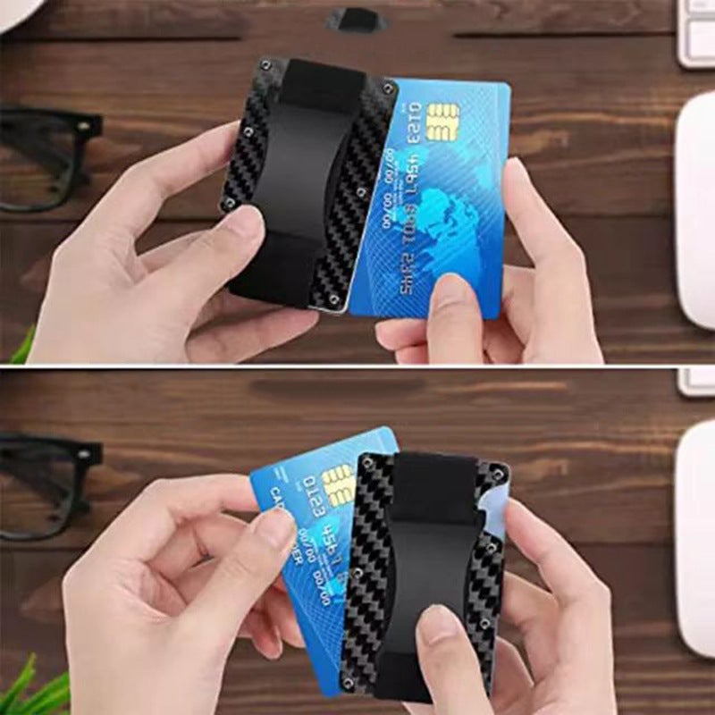 Aluminum Alloy RFID Blocking Card Holder, 15 Slots, Multiple Finishes - Image 3