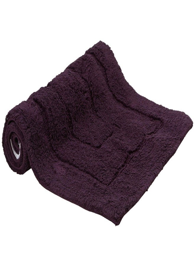 Kassatex Kassa Design Bath Rug, 20 by 32-Inch, Plum - Image 2