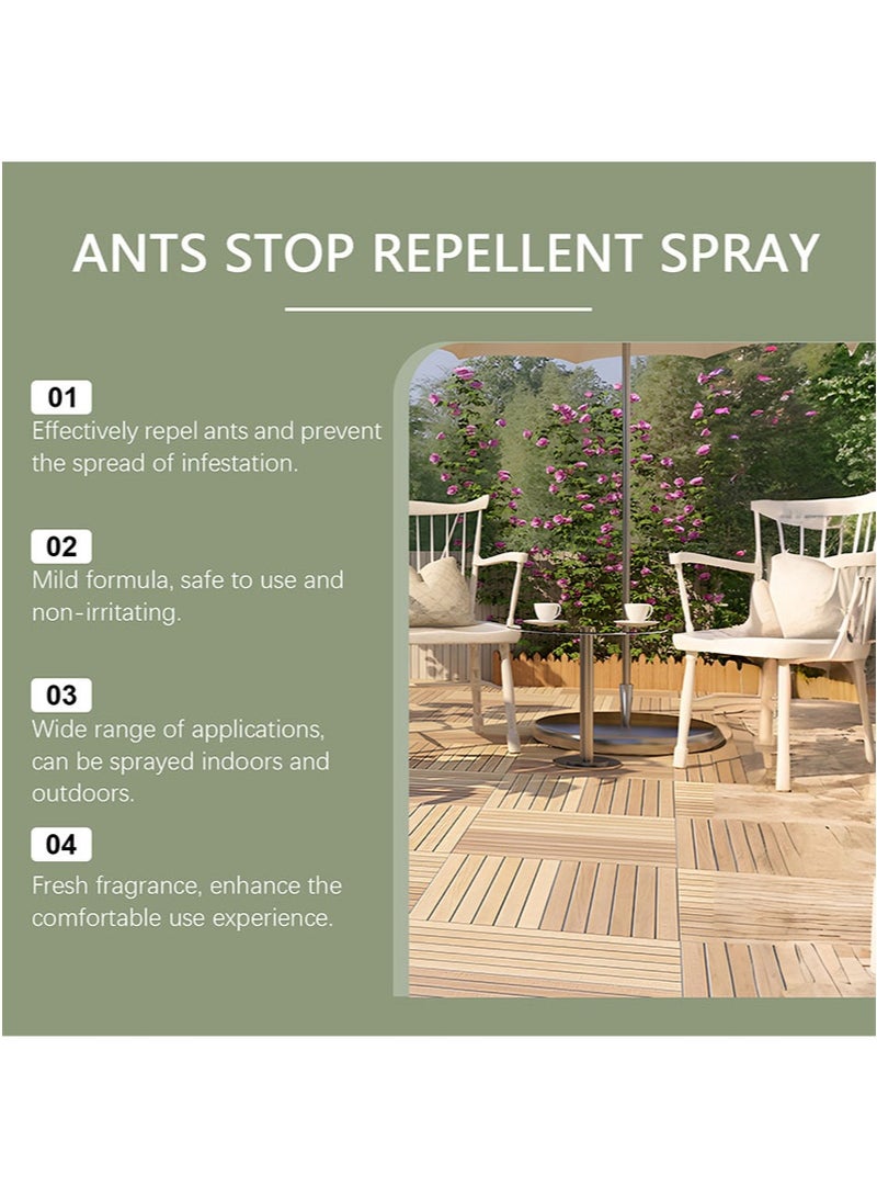 هوزونكس بخاخ طارد للنمل، بخاخ Ameisen Stop Abwehrspray، طارد طويل الأمد، مكونات خفيفة، مناسب للمنزل والمطبخ الخارجي وعتبة النافذة وزواياها، عامل حماية عالمي (60 مل) - Image 4