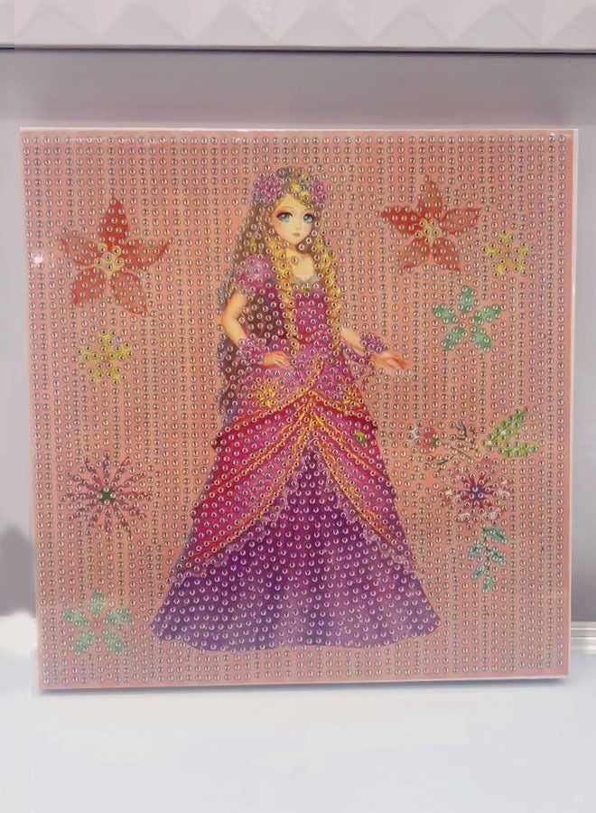 فاشون هوم DIY اليدوية كريستال صورة الفن ديكور الجدار كيت الأطفال سلسلة الكرتون متعدد الألوان الماس اللوحة الفنون والحرف اليدوية للأطفال - Image 1