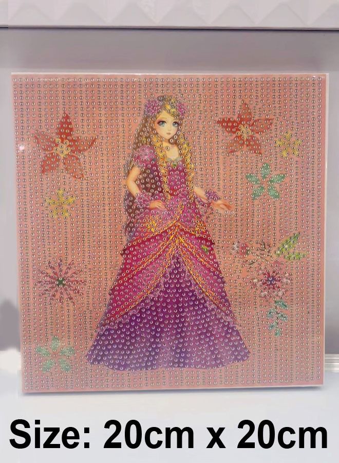 فاشون هوم DIY اليدوية كريستال صورة الفن ديكور الجدار كيت الأطفال سلسلة الكرتون متعدد الألوان الماس اللوحة الفنون والحرف اليدوية للأطفال - Image 3