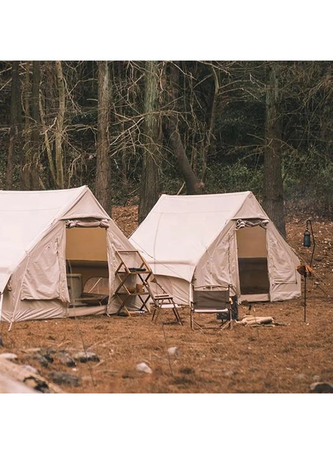 توبيز خيمة توبي القابلة للنفخ 01 خيمة تخييم مع مضخة، خيام تخييم فاخرة تتسع من 4 إلى 6 أشخاص، سهلة التركيب، خيمة خارجية مقاومة للماء والرياح من أكسفورد، خيمة كابينة فاخرة مع نوافذ وأبواب شبكية - Image 2