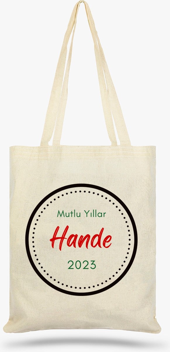 Gold Garden Flowers New Year Gift Special Design Personalized New Year Gift Shoulder Bag / Cloth Bag