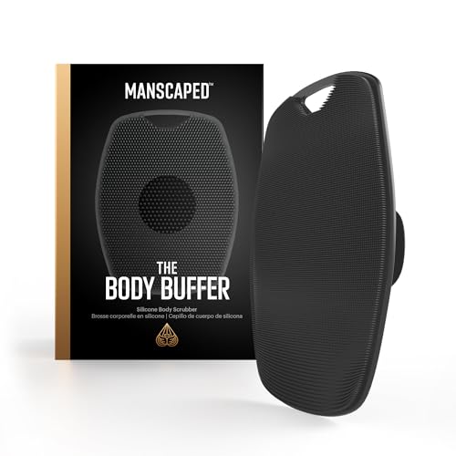 MANSCAPED The Body Buffer Premium Silicone Scrubber for Nourishing Cleaning Exfoliating Your Skin Lather Boosting Bristles with Ergonomic NoSlip Handle LongLasting Easy to Clean 1Pack - Image 1