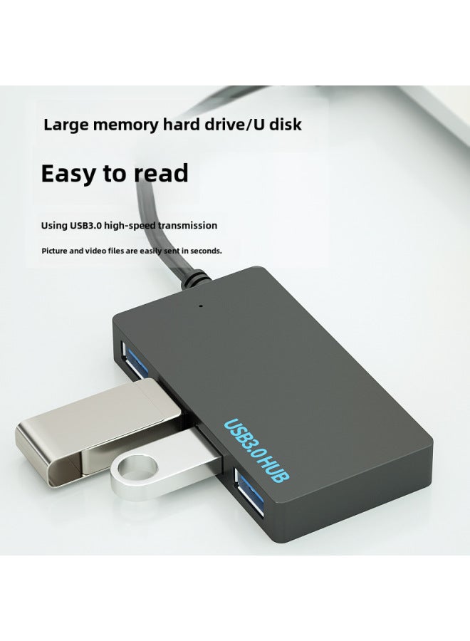 نيوترل محور USB 3.0 رباعي عالي السرعة - موزع USB متعدد لأجهزة الكمبيوتر - موسع منفذ USB رباعي - Image 3