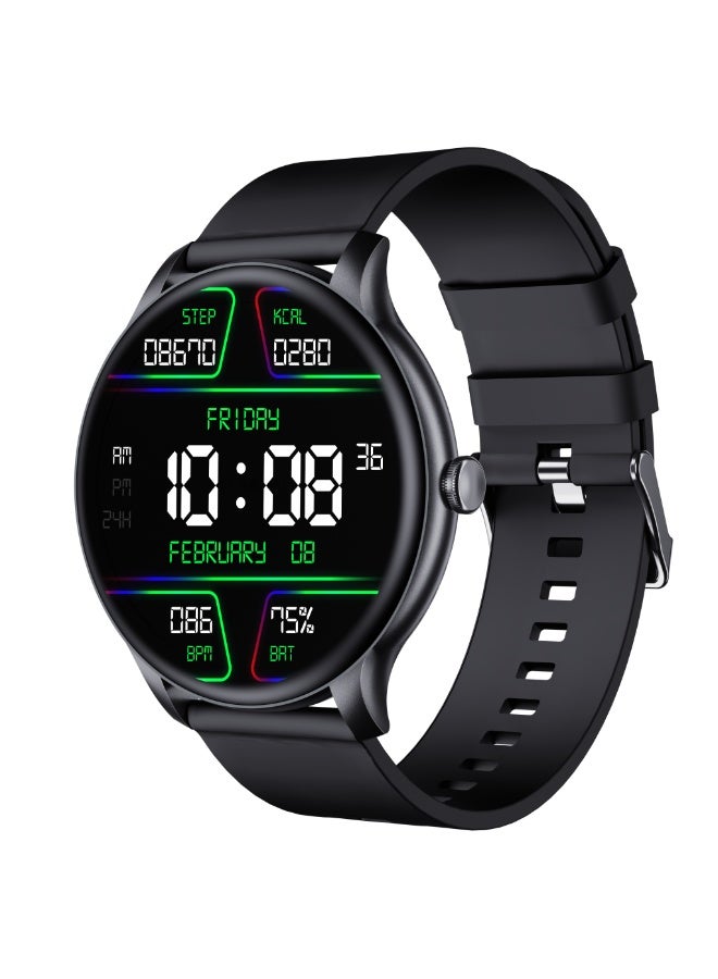 Bonic Smartwatch - Business Smartwatch, Waterproof Fitness Watch, Bluetooth Call, Men's Smartwatch, Zinc Alloy Vacuum Plated, Heart Rate Monitor, Women's Smartwatch - Image 1