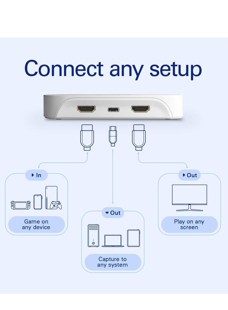 Elgato Game Capture Neo – USB Portable Capture Card 4K60 HDR Passthrough, 1080p60 Video Recording – For PS5|Xbox|Nintendo Switch 2 - OBS, Quicktime and more - Plug & Play|Works on Laptop|PC|Mac|iPad - Image 5