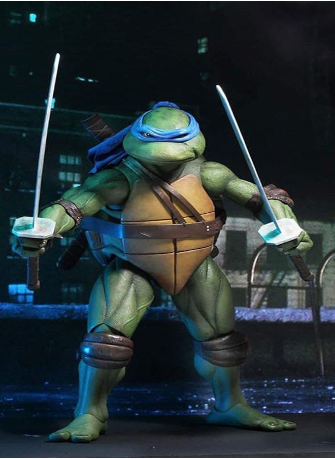 Teenage Mutant Ninja Turtles anime characters 1990 movie version characters, set of Teenage Mutant Ninja Turtles characters Figma model doll Brinquedos 18 cm  - Image 2