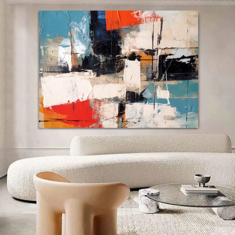 Marktna Canvas painting with a fine art design and a hollow frame, measuring (70×50), one piece - Image 2