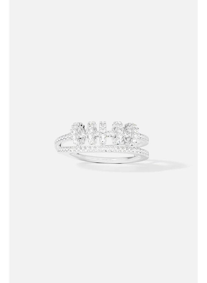 MONACO Double Ring with Sliding Hoops - Image 1