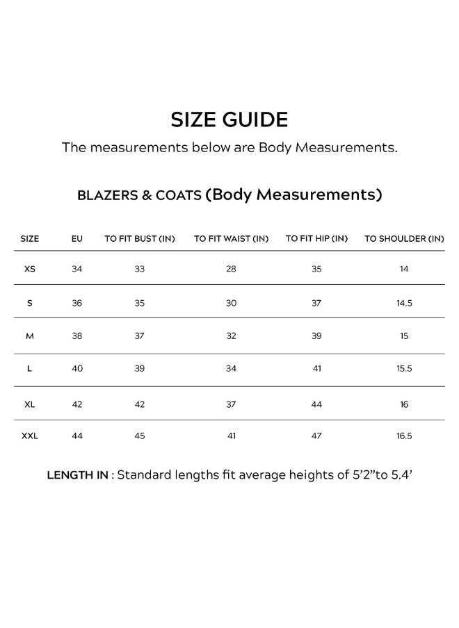 Salt Attire Women's Belted Blazer with Button Embellishments - Stylish Tailored Fit, Elegant Office & Formal Wear, Long-Sleeve Design, Comfortable & Versatile Statement Jacket  - Image 2