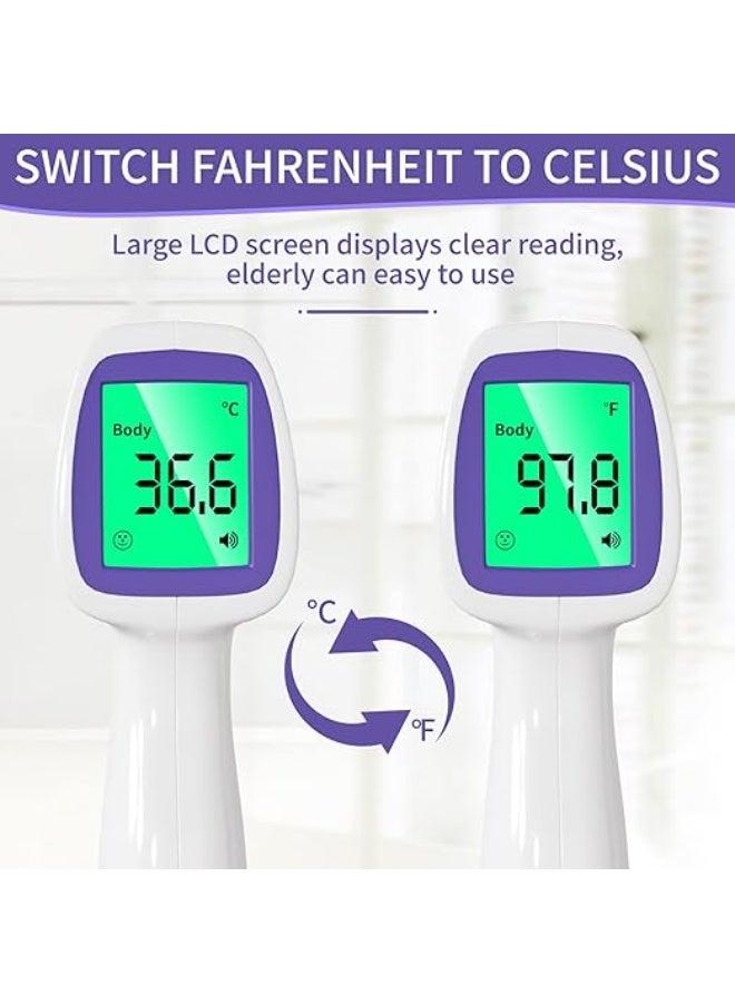 Non-Contact Infrared Forehead Digital Thermometer Gun – Fast & Accurate Temperature Measurement – Easy-to-Use for Home Health Care - Image 4