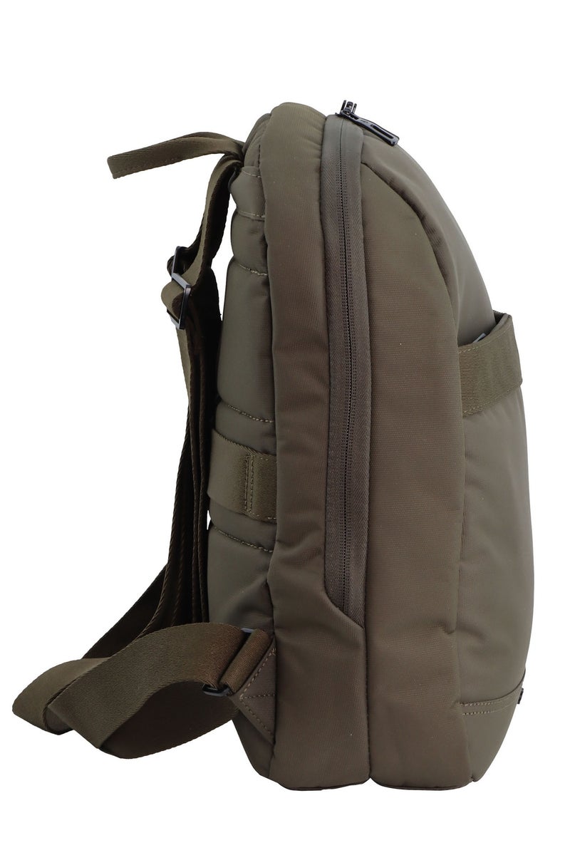 Discovery Discovery Downtown Backpack 11L – Khaki |Compact RPET Backpack with RFID Protection & Luggage Strap - Image 5