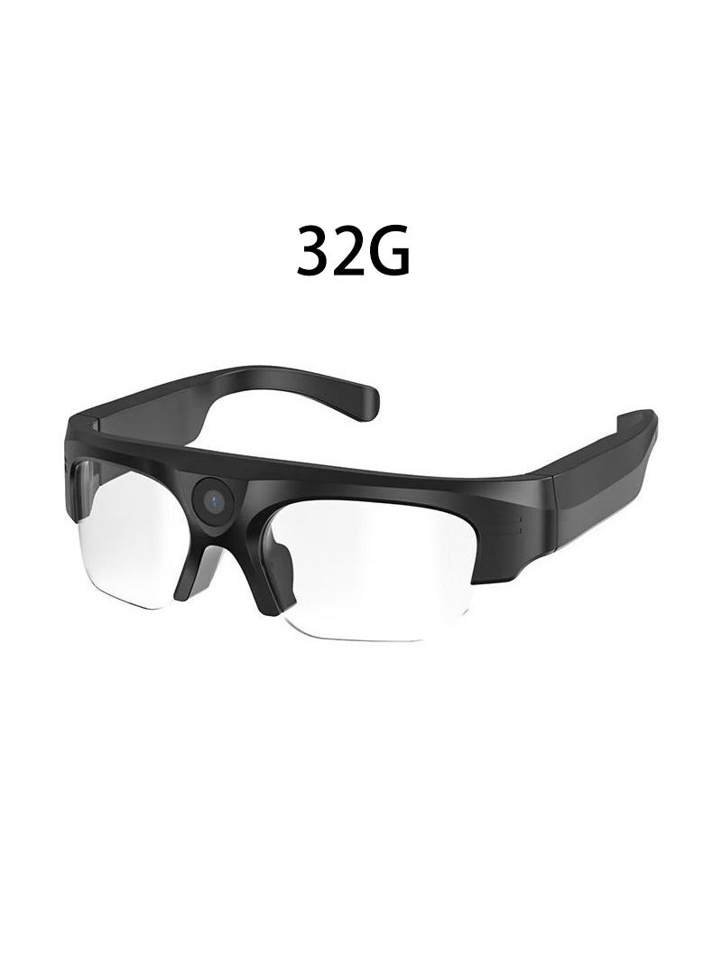 Smart Bluetooth music head-mounted camera glasses, high-tech high-definition recording and video glasses, ai glasses - Image 1