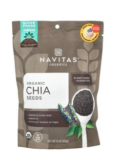 Navitas Organics Organic Chia Seeds 16 oz (454 g)  - Image 1