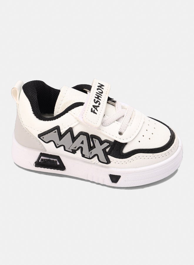 Grinta Kids Shoes - White&Black - Image 1