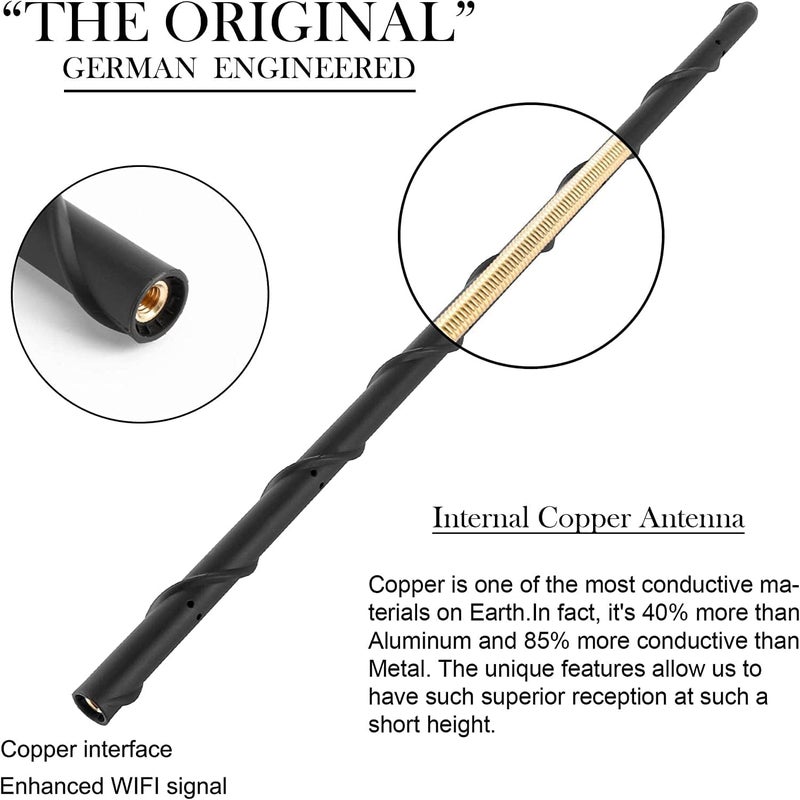 VOFONO 16 Inch Antenna for Toyota Tundra Tacoma FJ Cruiser - AM FM Reception Replacement - Image 5