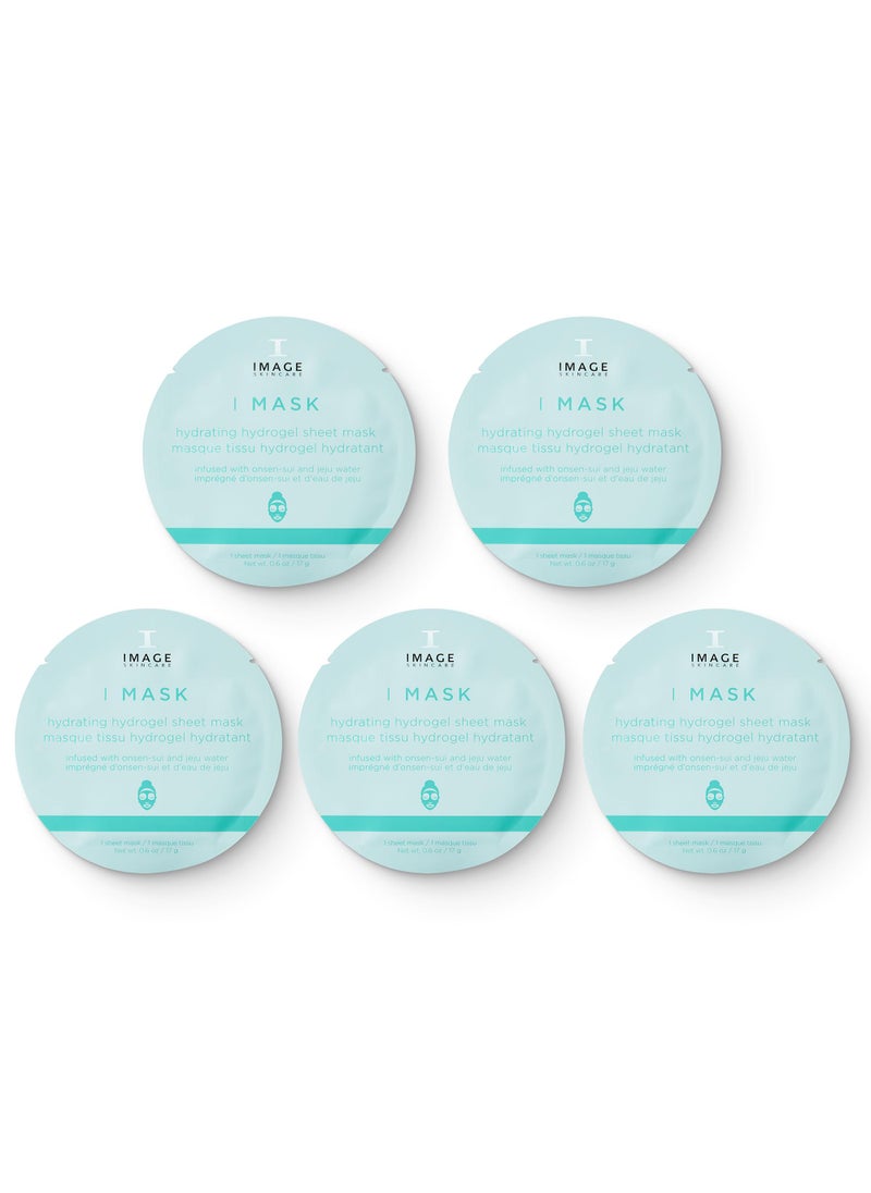 IMAGE SKINCARE Image Skincare I Mask Hydrating Hydrogel Sheet Mask 5 Sheet / 5 Masque Tissu 85 g / 3 oz 