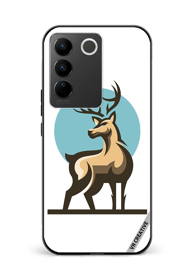 VR CREATIVE Protective Case Cover For Vivo V27e Deer Design Multicolour - Image 1