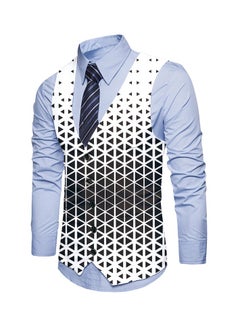 KUYING New Fashionable Personalized Printed Men's Suit Vest  - Image 1
