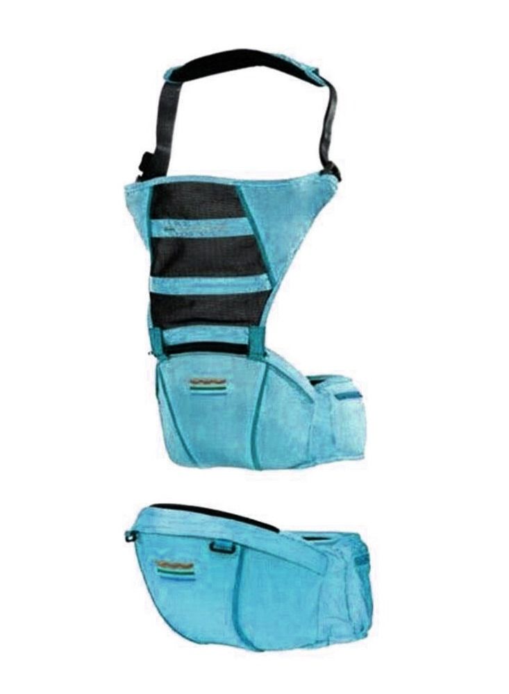 AGD Outstanding Kids Carry Backpack Safety Kangaroo Baby Comfortable Carrier - Blue - Image 1