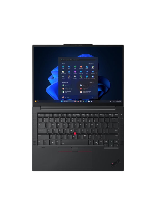 Lenovo ThinkPad E14 Laptop With 14 Inch WUXGA (1920x1200) Display, Core Ultra 7 258V Processor/32GB RAM DDR5/1TB SSD/Intel lris Xe Graphics/Windows 11 Pro/ English/Arabic Black - Image 3