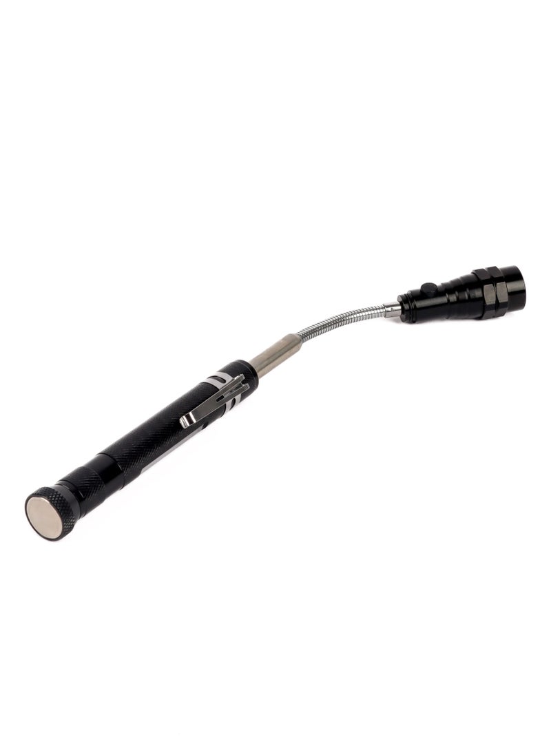 LUSTER - Extendable led flashlight with hanging clip and strong magnetic base - Image 1