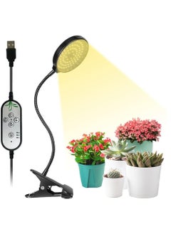 CMGTYYD Grow Light LED Lamp, Full Spectrum Plant Grow Lights with Timer Auto On/Off, Plant Lamp Clip-on Desk with 5-Levels Dimmable, Adjustable Plant Light for Various Plants  - Image 1