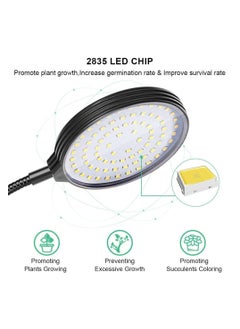 CMGTYYD Grow Light LED Lamp, Full Spectrum Plant Grow Lights with Timer Auto On/Off, Plant Lamp Clip-on Desk with 5-Levels Dimmable, Adjustable Plant Light for Various Plants  - Image 2
