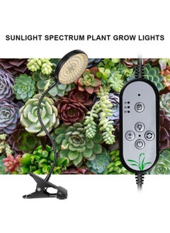 CMGTYYD Grow Light LED Lamp, Full Spectrum Plant Grow Lights with Timer Auto On/Off, Plant Lamp Clip-on Desk with 5-Levels Dimmable, Adjustable Plant Light for Various Plants  - Image 5