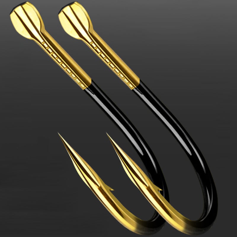 Fishing Hooks: 14 Tungsten Alloy Hooks - Barbed Design For Firm Fish Grip, 15 Sizes Available For Freshwater And Saltwater Angling Enthusiasts - Image 4