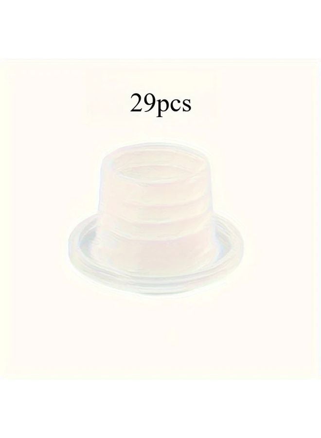 Transparent Silicone Gasket Ring Set 29pcs Leak Proof For Faucets Sanitary Equipment - Image 1