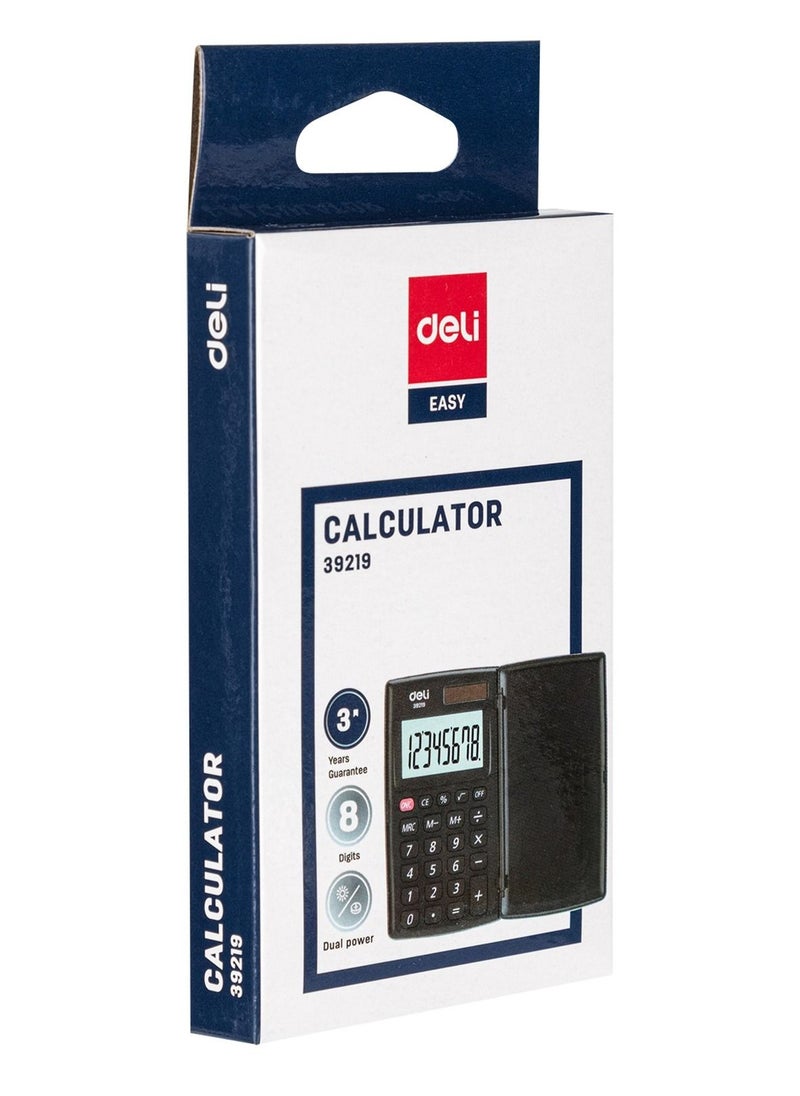 Deli 3-Piece Pocket Size Calculator With Cover  - Image 2