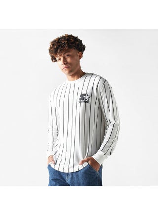Starter Logo Print Sweatshirt with Long Sleeves - pzsku/ZF7554F28703D7D418644Z/45/_/1728432977/c010bc5d-8ae0-4c98-8a57-65e90baaaa49