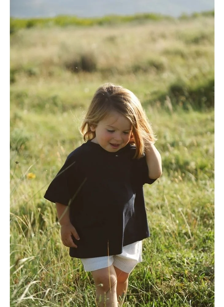 Ohlala Koala Navy Blue Oversize T-Shirt and Shorts Set