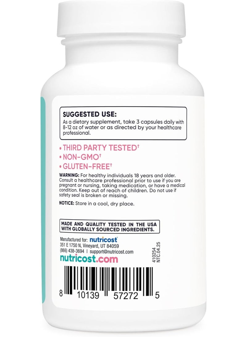 د-مانوز مع مستخلص التوت البري للنساء ١٣٠٠ ملغ ٩٠ كبسولة - Image 3