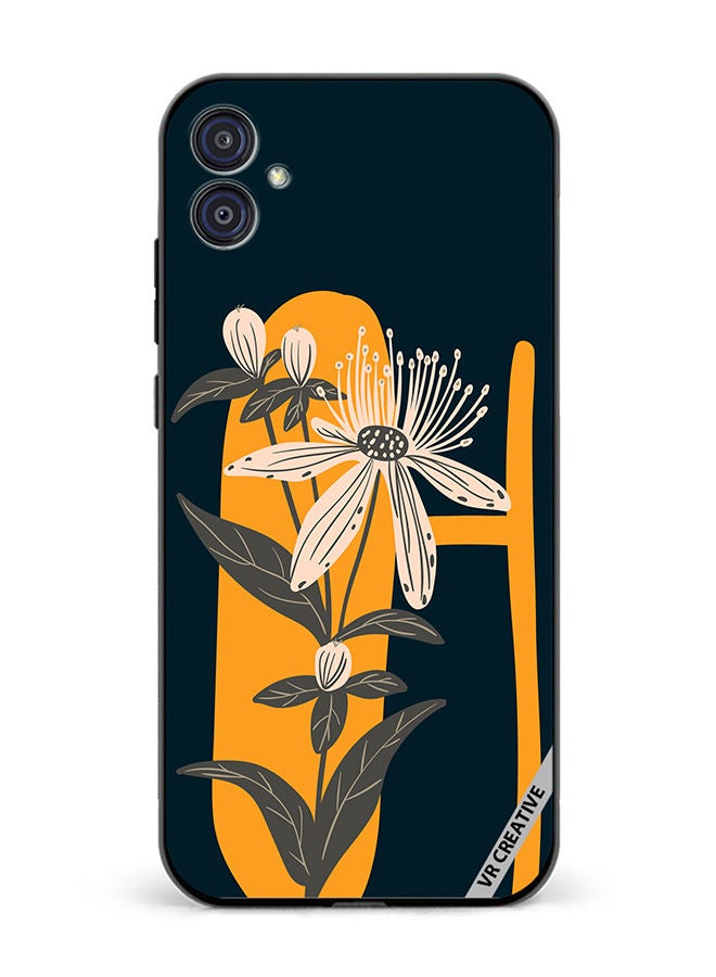 VR CREATIVE Protective Case Cover For Samsung Galaxy M04/F04 Alphabet H Design Multicolour - Image 1