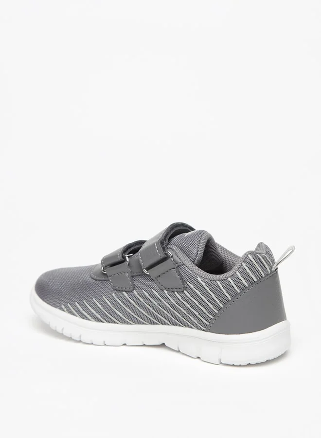 شو اكسبرس Boys Textured Sports Shoes with Hook and Loop Closure