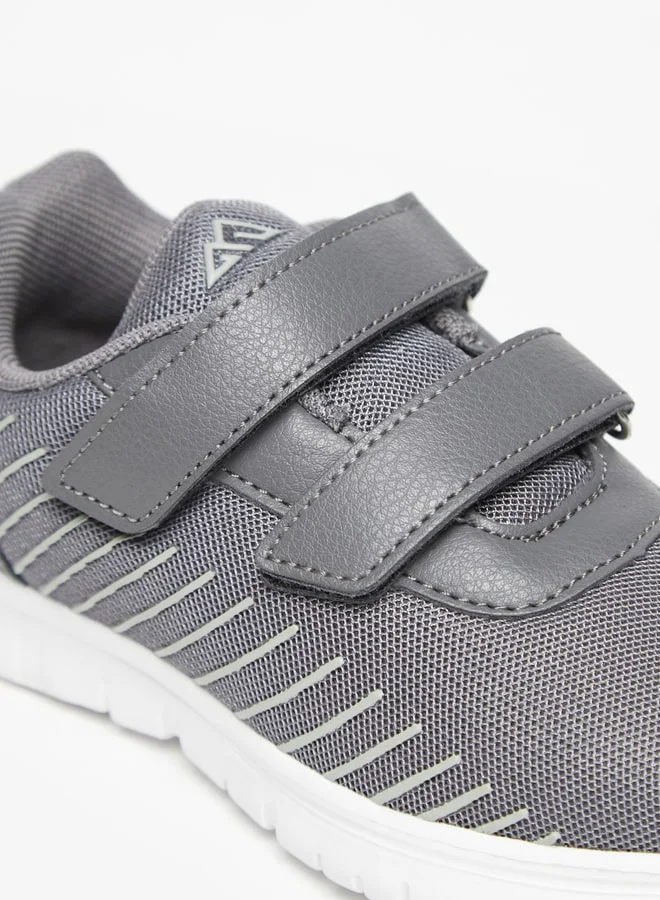 شو اكسبرس Boys Textured Sports Shoes with Hook and Loop Closure