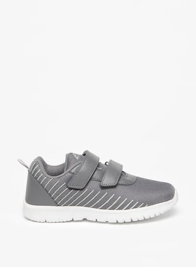 شو اكسبرس Boys Textured Sports Shoes with Hook and Loop Closure