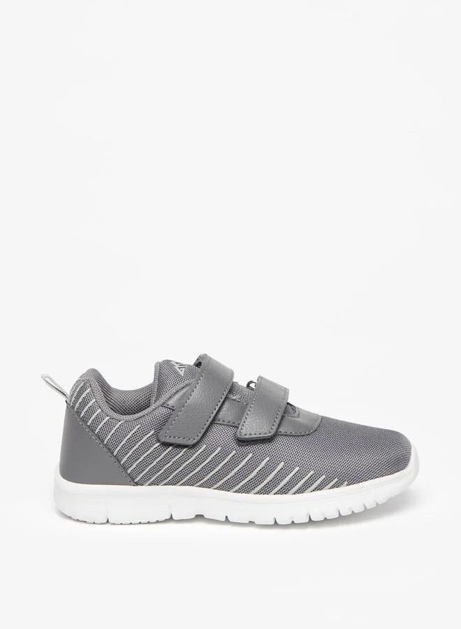 شو اكسبرس Boys Textured Sports Shoes with Hook and Loop Closure