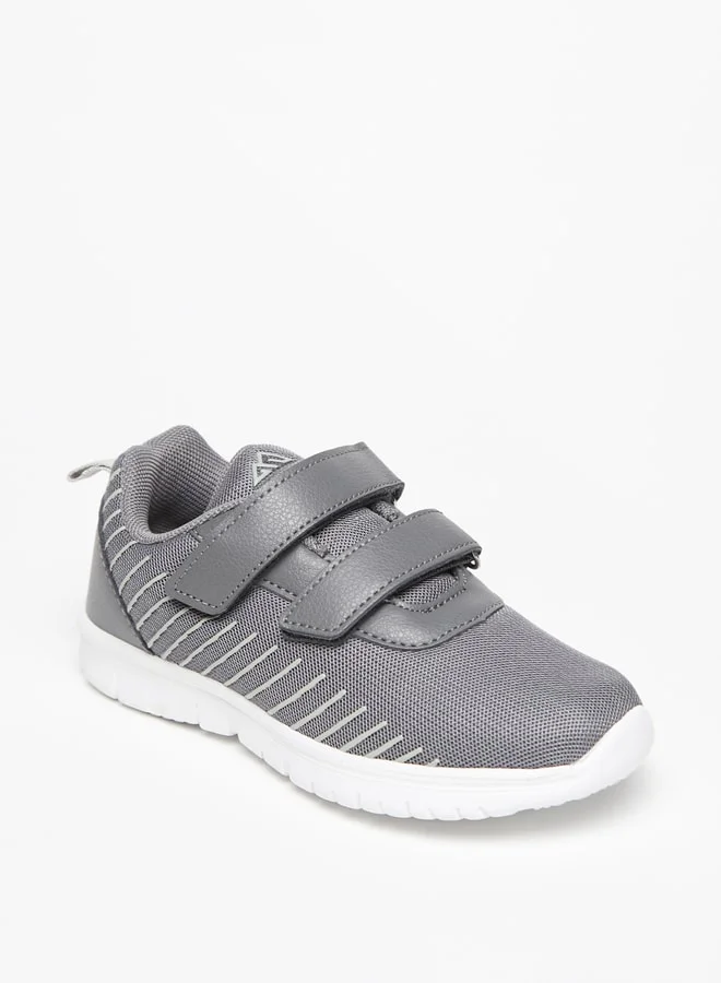 شو اكسبرس Boys Textured Sports Shoes with Hook and Loop Closure