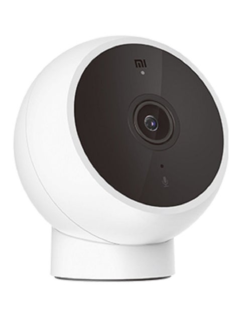 XIAOMI Mi Camera 2K (Magnetic Mount) 180° rotating magnetic mount |Infrared night vision | Two-way voice calls | Motion detection- White