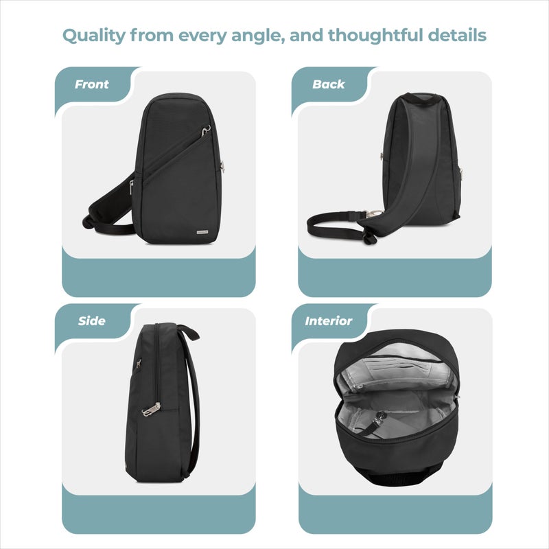 Travelon Anti-Theft Classic Sling Bag - Image 5