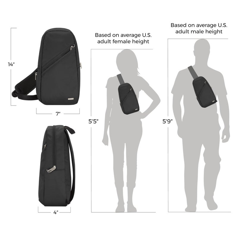 Travelon Anti-Theft Classic Sling Bag - Image 4