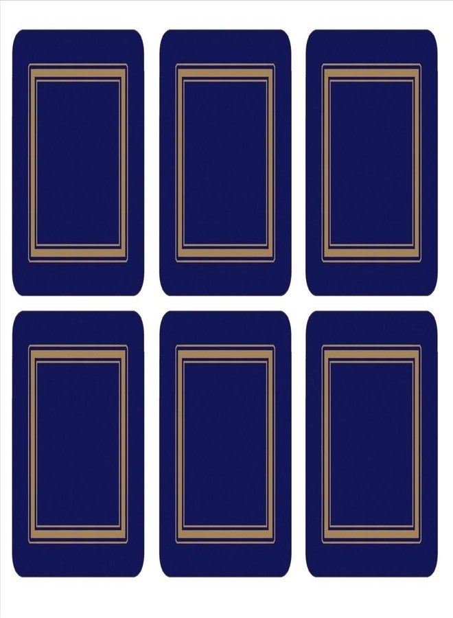 Pimpernel Classic Midnight Blue Coasters Set of 6 - Image 1