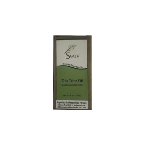 SVATV Tea Tree Essential Oil Therapeutic Grade Aromatherapy Oils Fragrance Oil for Diffuser Yoga Massage & DIY Personal Care 10 ml - Image 1
